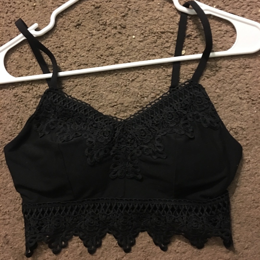 Black bralette